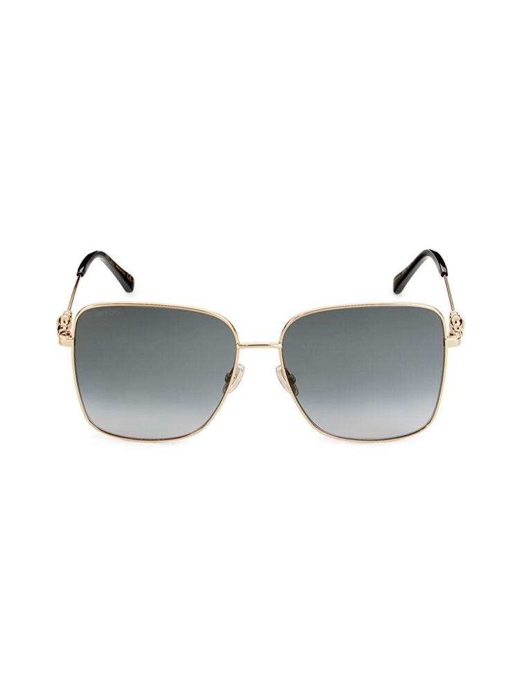 

Квадратные солнцезащитные очки Hester 59MM Jimmy Choo, серый