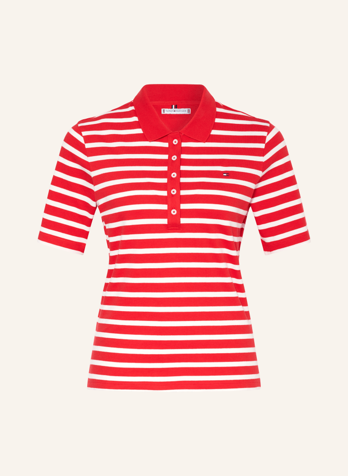 

Рубашка-поло из пике Tommy Hilfiger, красный