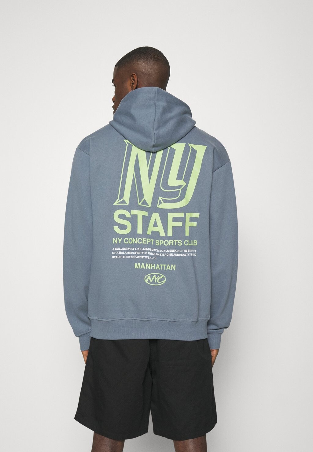 

Толстовка на молнии DIMENSION HOOD UNISEX NY CONCEPT, темно-синий