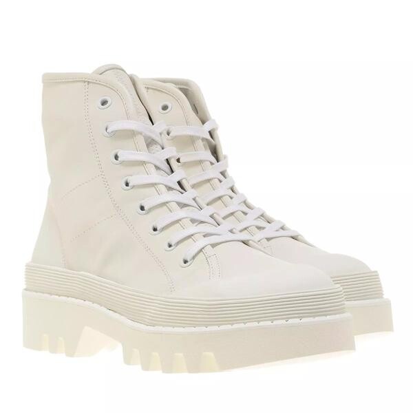 

Ботинки ankle boot nappa natur lamb 001 + outsole Proenza Schouler, белый
