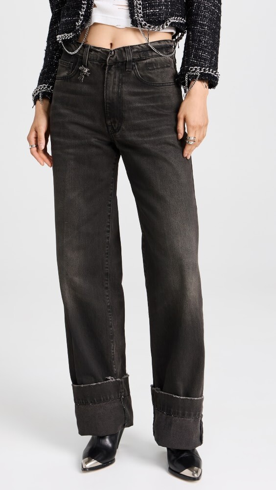 

Джинсы R13 Nina Straight Leg