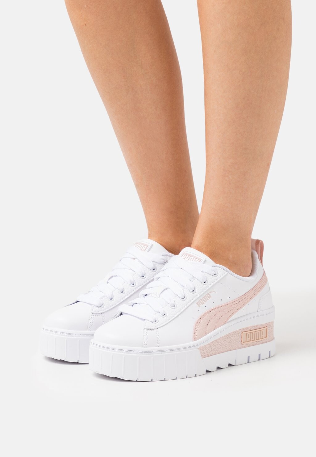 

Кроссовки Puma Mayze Wedge, белый / розовый кварц