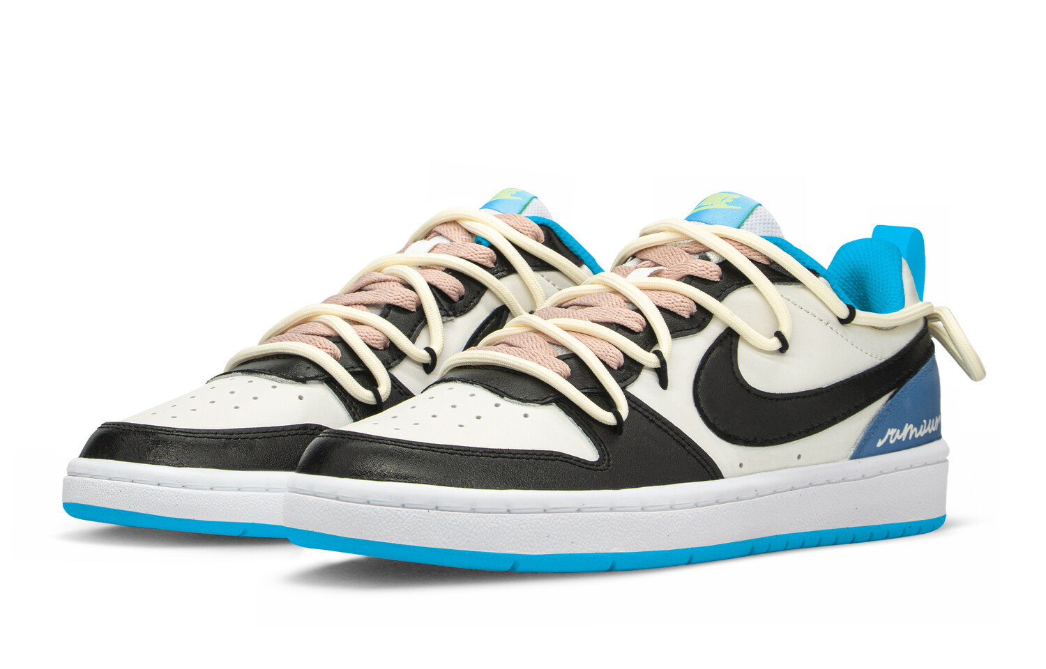

Кроссовки для скейтбординга Court Borough Series женские, низкие, черные/синие Nike, Черный, Кроссовки для скейтбординга Court Borough Series женские, низкие, черные/синие Nike