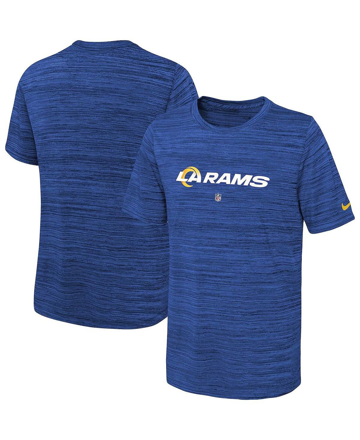 

Футболка Big Boys Royal Los Angeles Rams Sideline Velocity Performance Nike