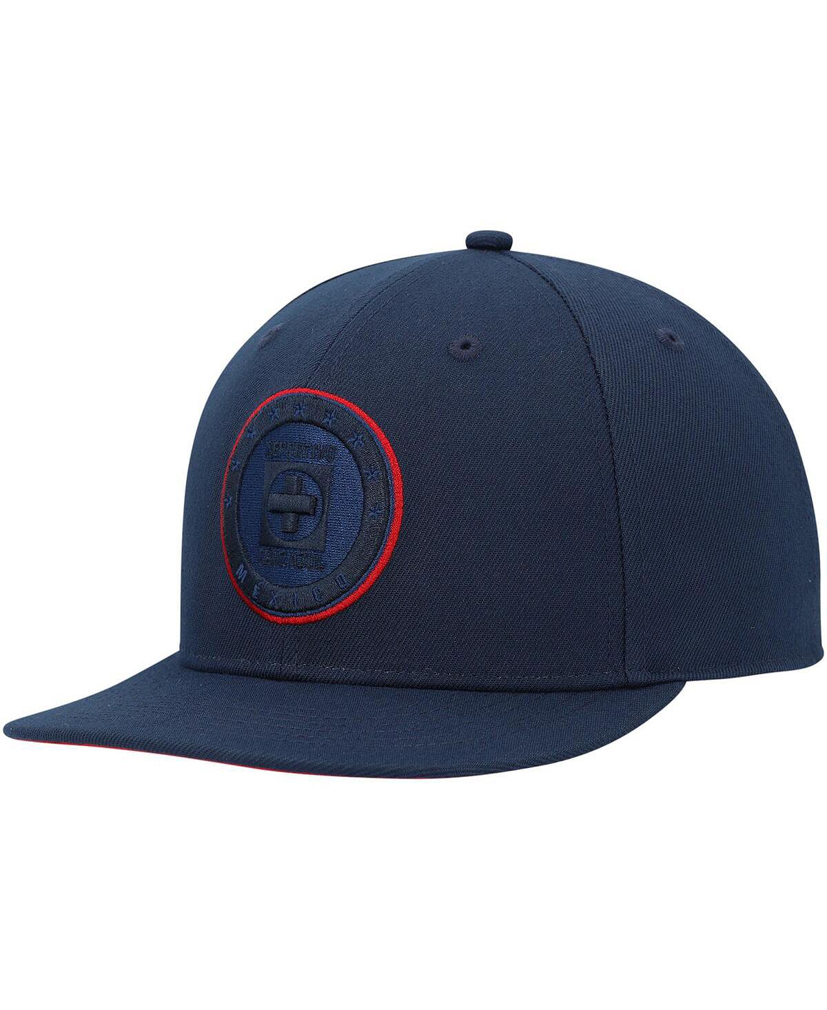 

Мужская темно-синяя шляпа Cruz Azul Eclipse Snapback Fan Ink