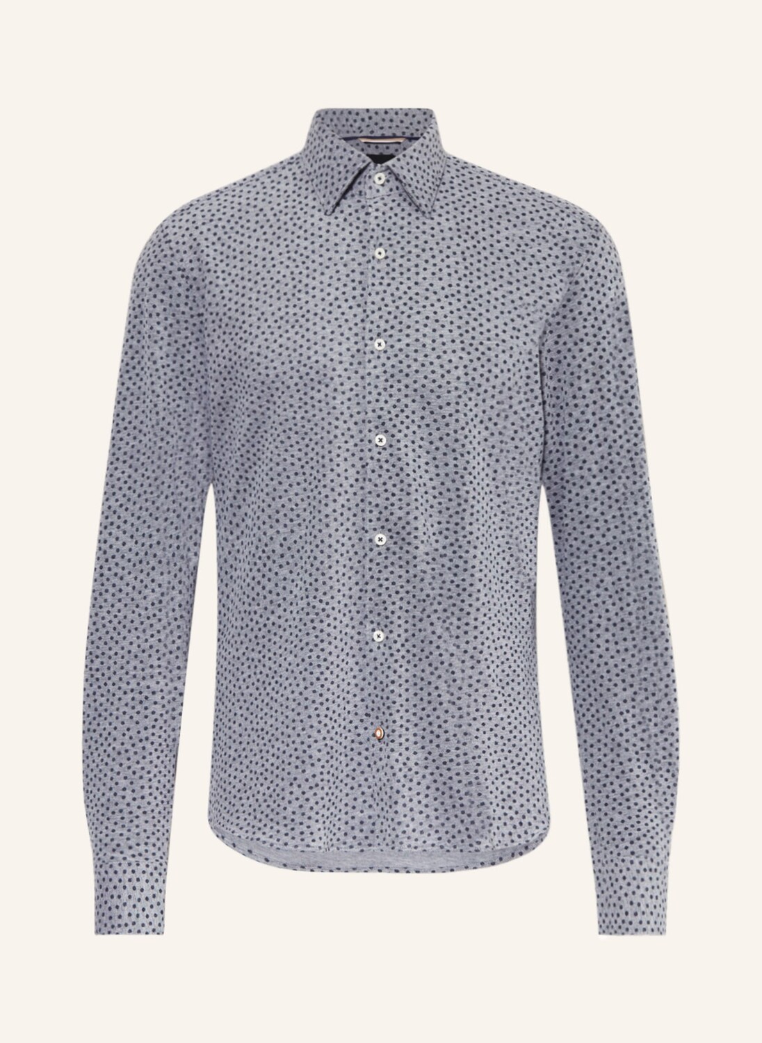 

Рубашка BOSS JerseyHAL Casual Fit, серый