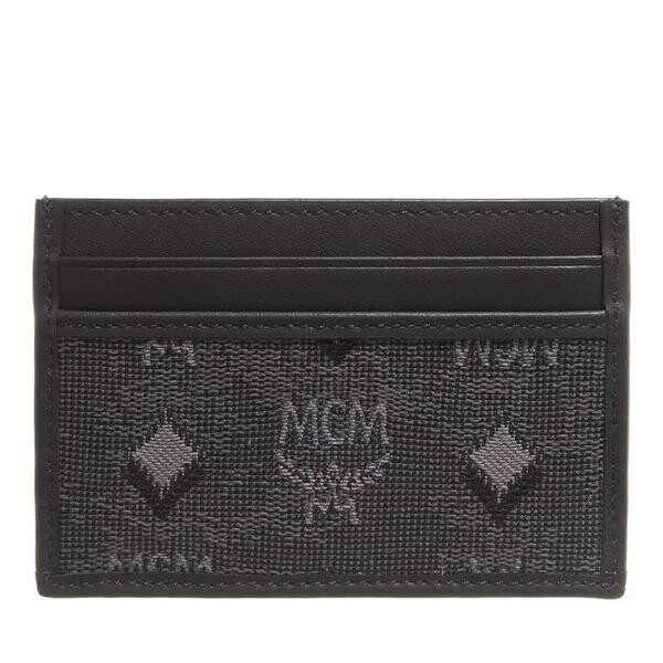 

Кошелек portuna card case mini dark Mcm, черный