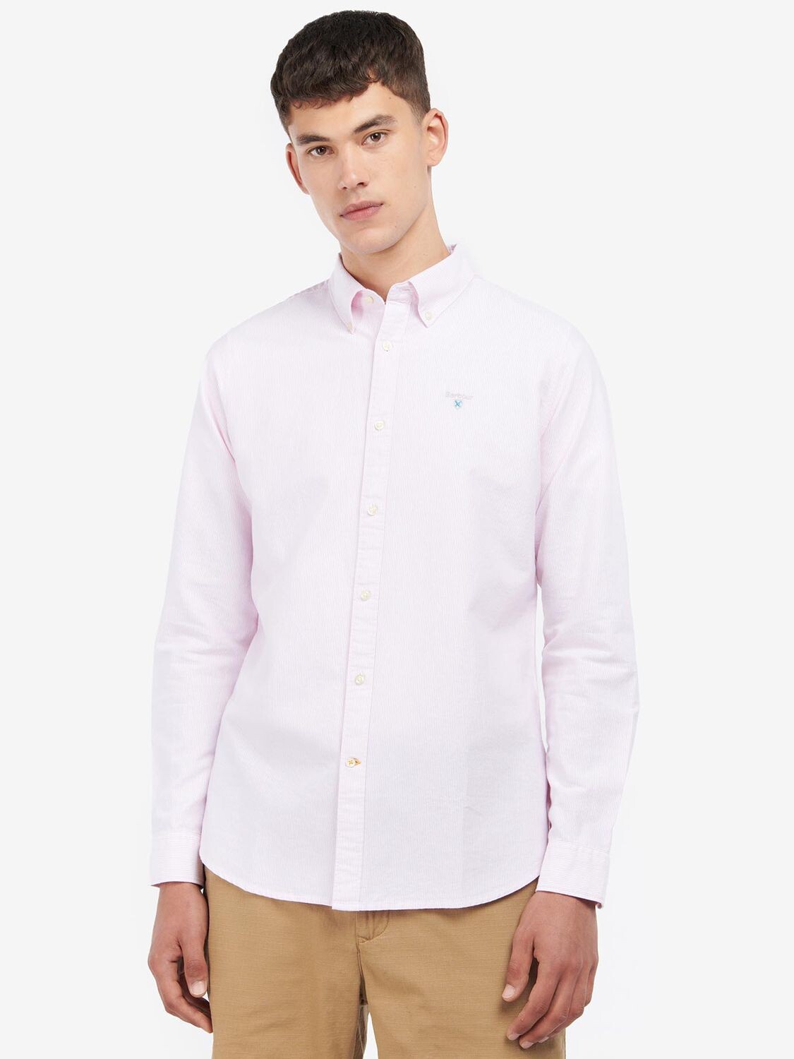 

Рубашка Barbour Oxtown, розовая