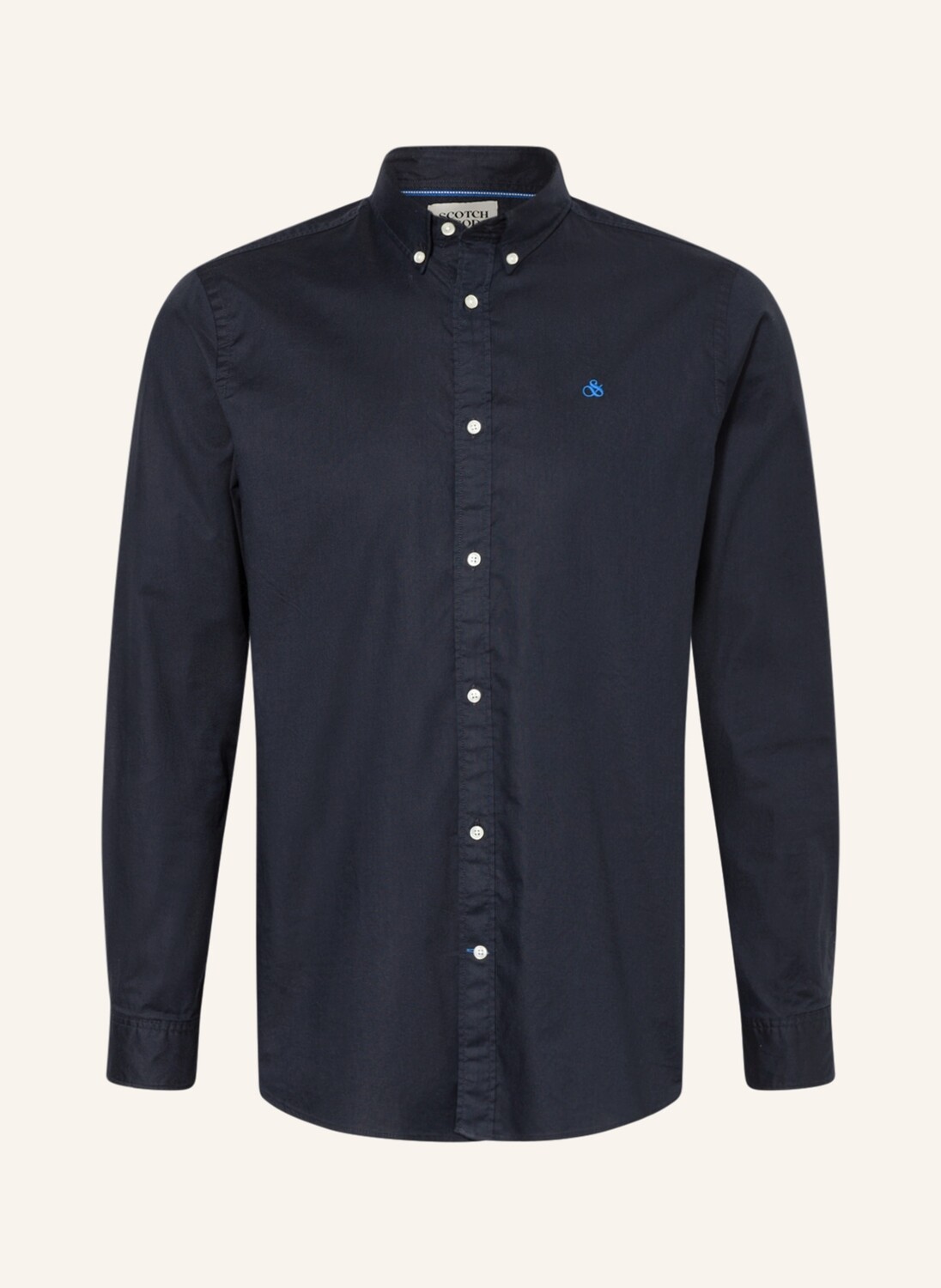 

Рубашка SCOTCH & SODA Regular Fit, темно-синий