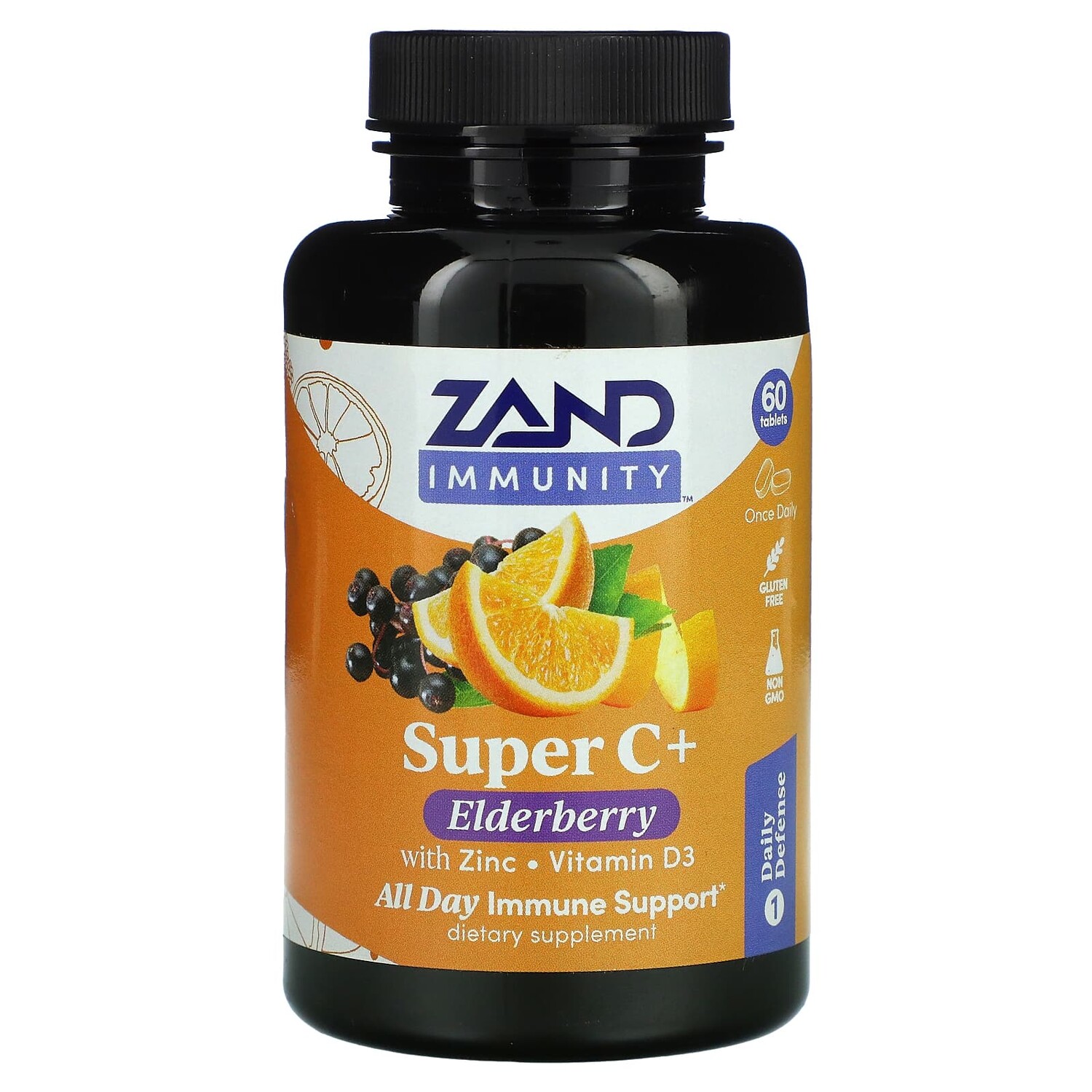 

Immunity, Super C + бузина с цинком и витамином D3`` 60 таблеток, Zand