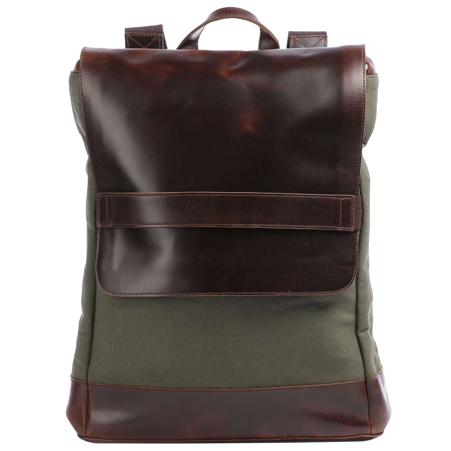 

Рюкзак Buckle & Seam Annelotte Leder 40 cm Laptopfach, цвет green brown