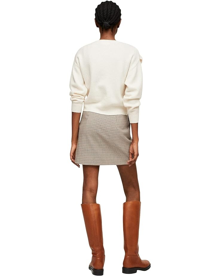 

Свитер MANGO Peanut Ruffle Sweater, цвет Light Beige