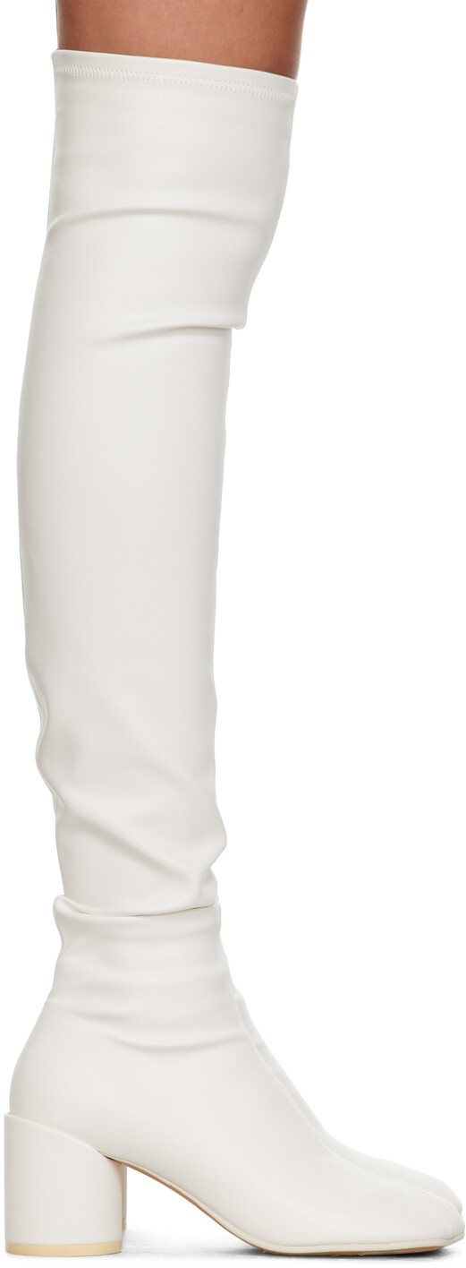 

Белые анатомические ботинки MM6 Maison Margiela, Белый