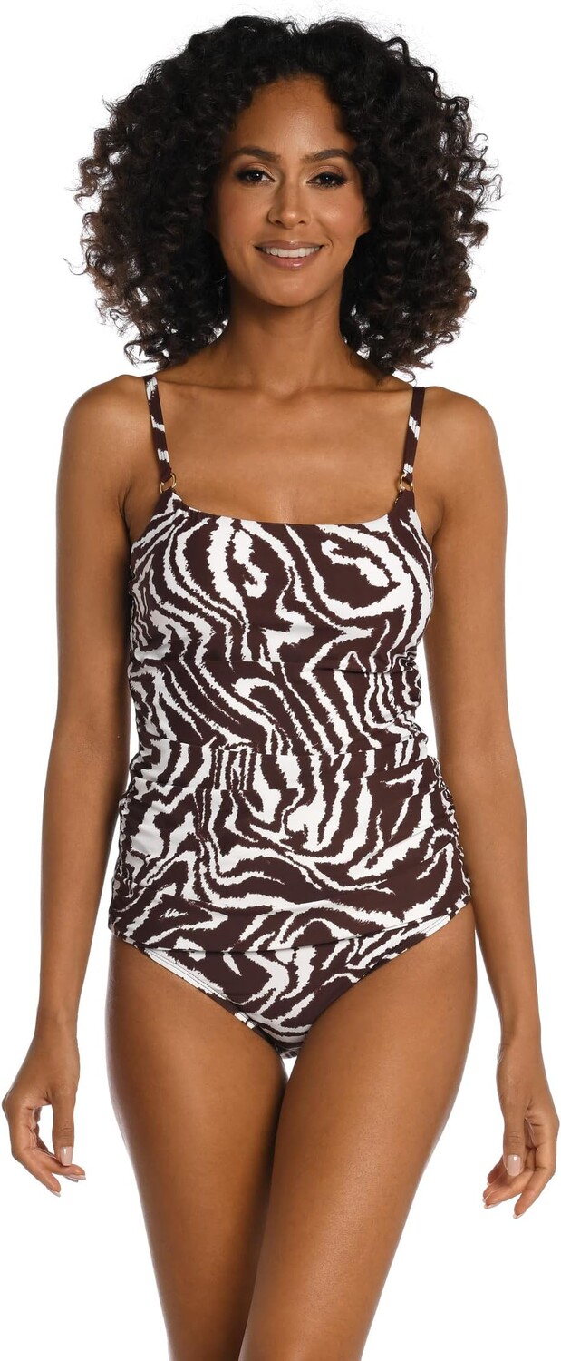 

Танкини с бретельками Fierce Lines La Blanca, цвет Java