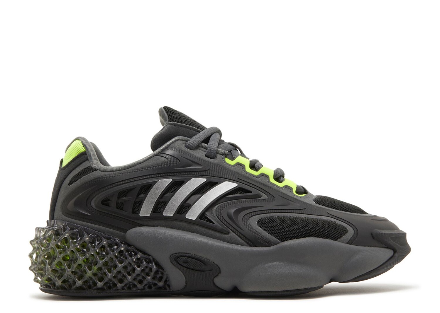 

Кроссовки adidas 4D Krazed 'Black Solar Yellow', черный, Черный;серый