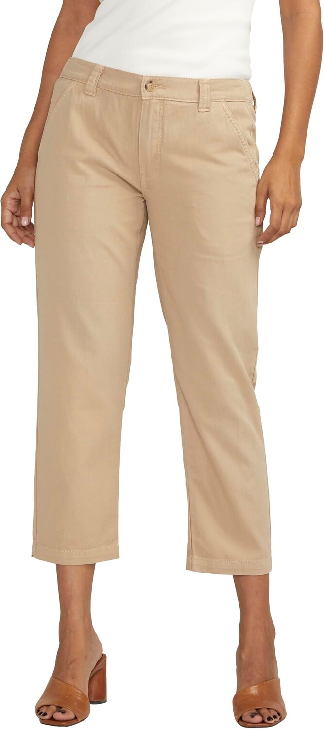 

Брюки Jag Jeans Chino Tailored Crop Pant, цвет Humus