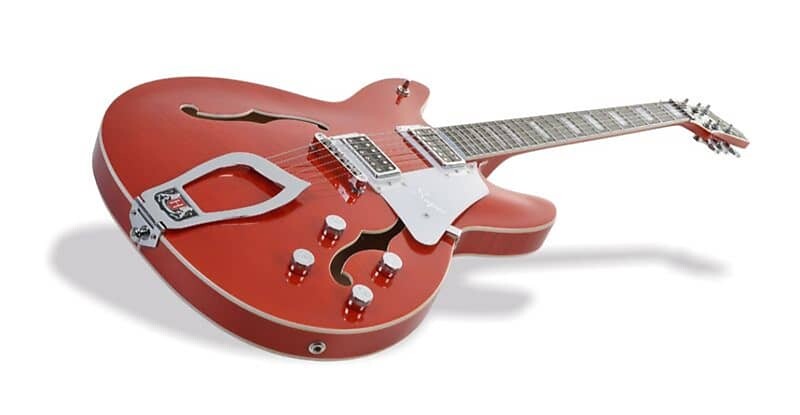 

Электрогитара Hagstrom SUVIK-MDE Super Viking Electric Guitar-Mandarin Flame