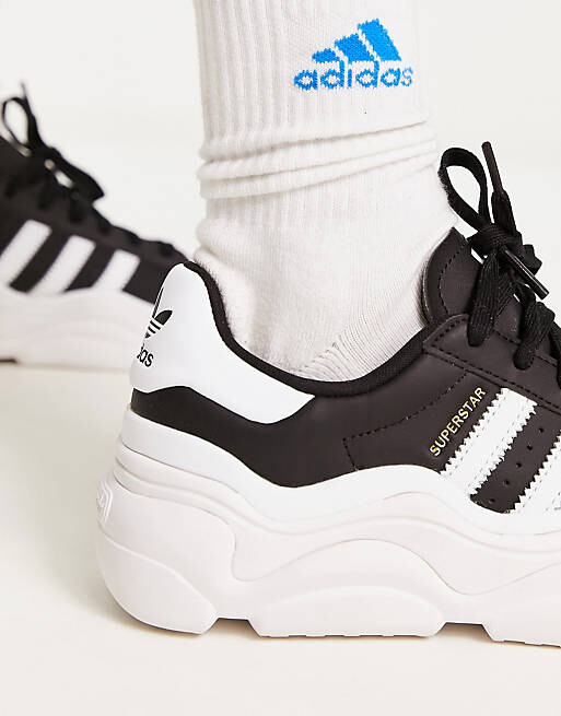 

Черные массивные кроссовки adidas Originals Superstar Millencon, Черный