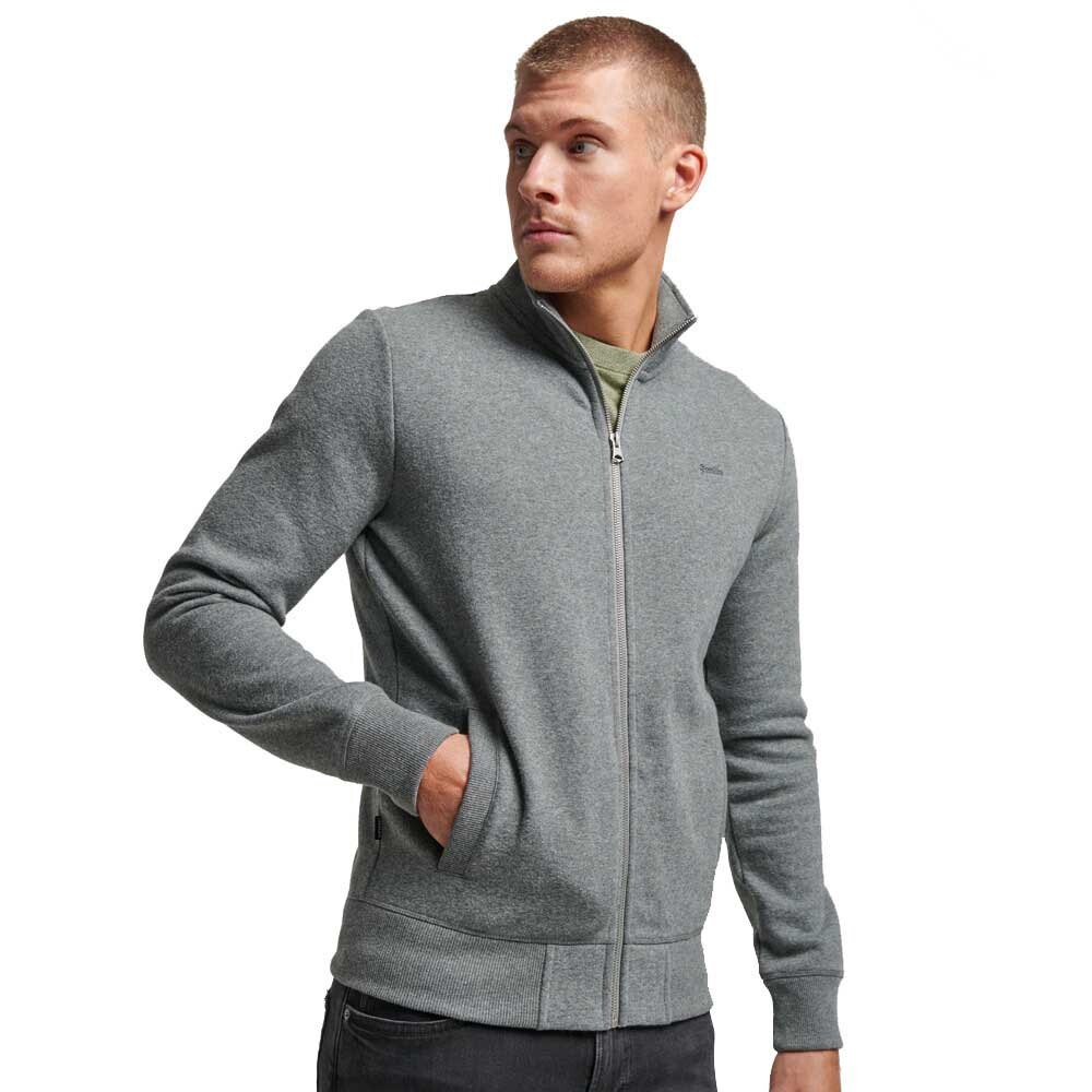 

Толстовка Superdry Vintage Logo Embroidered Track Full Zip, серый