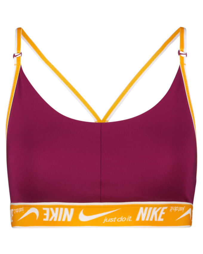 Спортивный бюстгальтер с логотипом dri-fit Indy Nike, красный