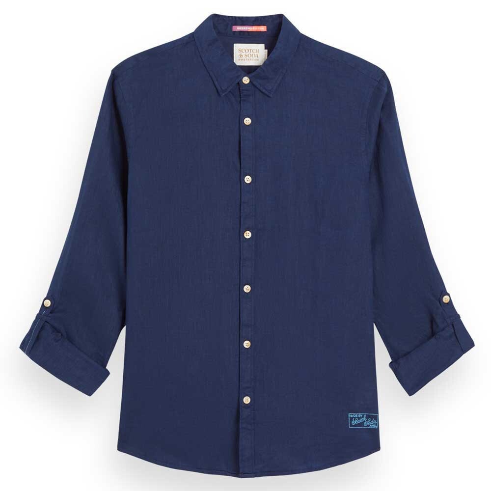 

Рубашка с коротким рукавом Scotch & Soda 177150, синий