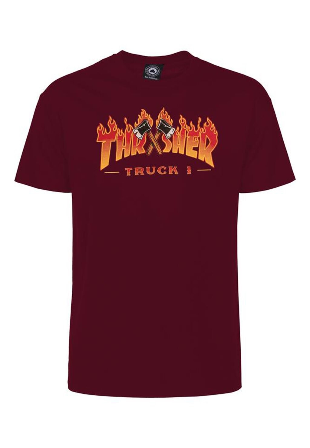 

Футболка с принтом TRUCK Thrasher, цвет maroon