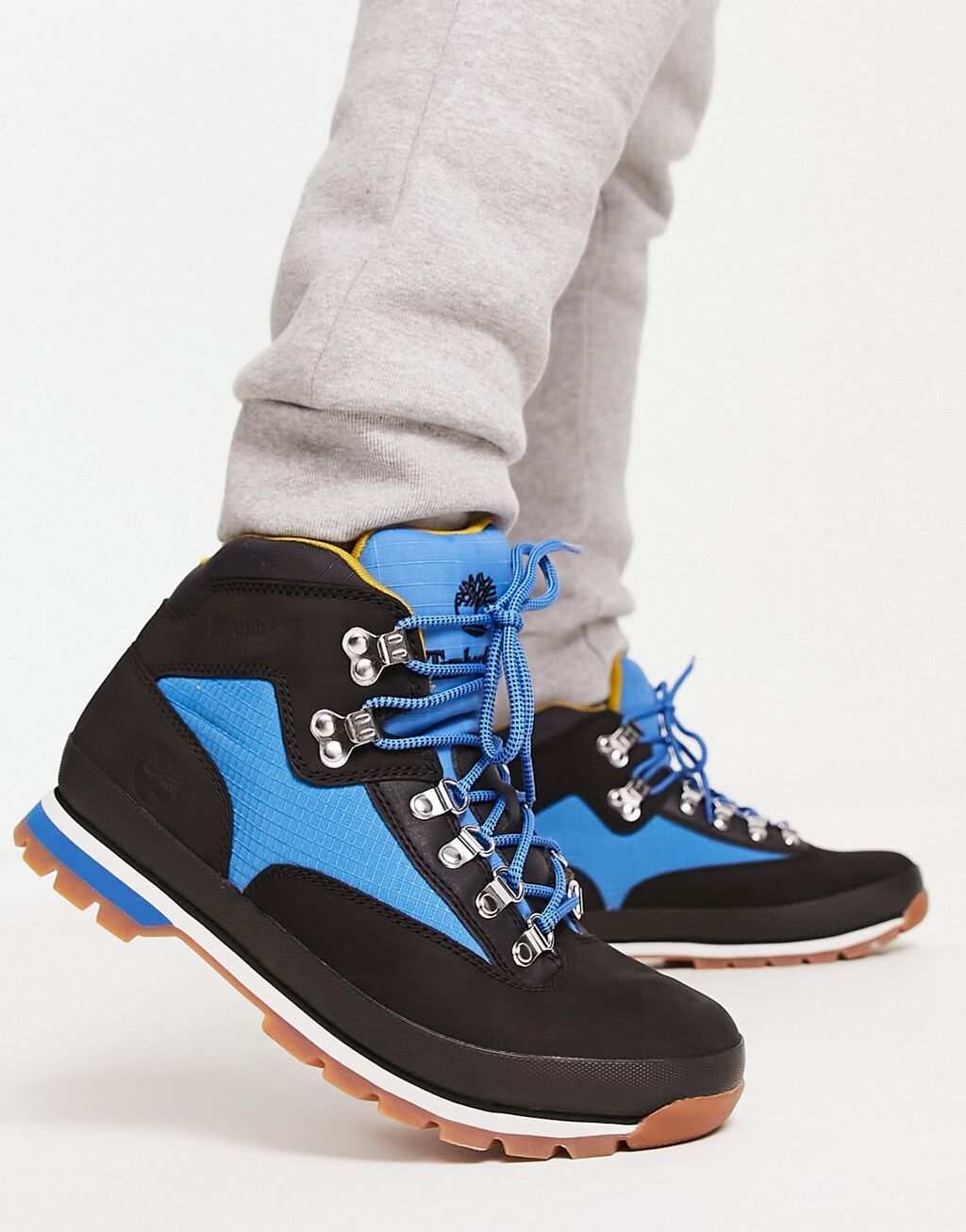 

Черные/синие ботинки Timberland Euro Hiker F/L