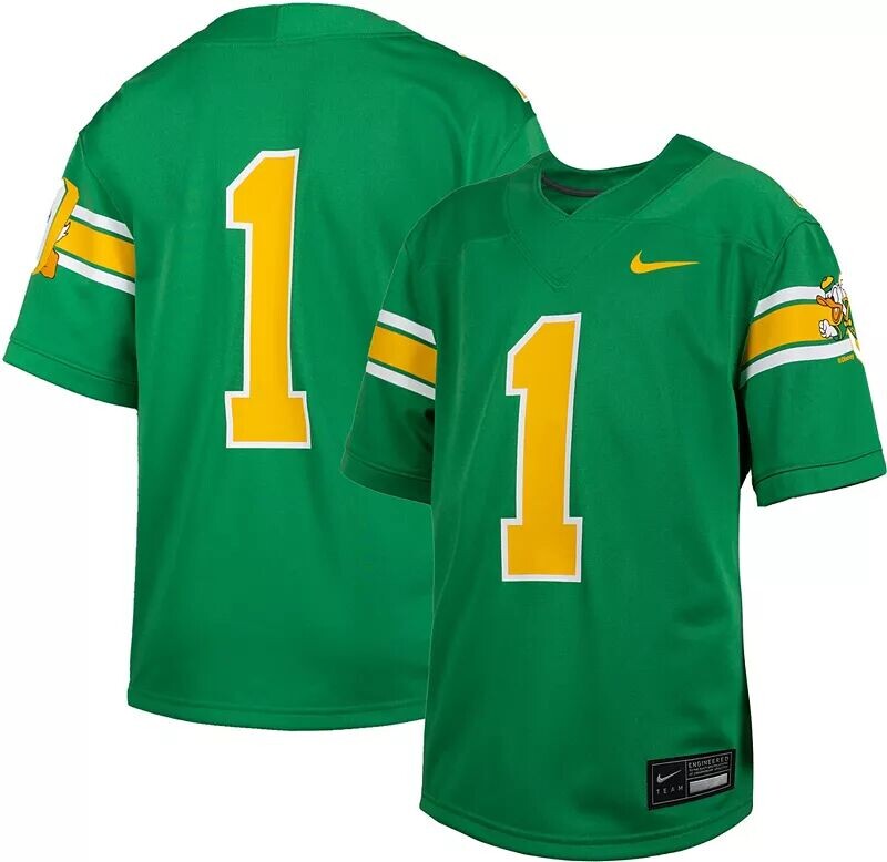 

Зеленая реплика футбольной майки Nike Toddler Oregon Ducks #1