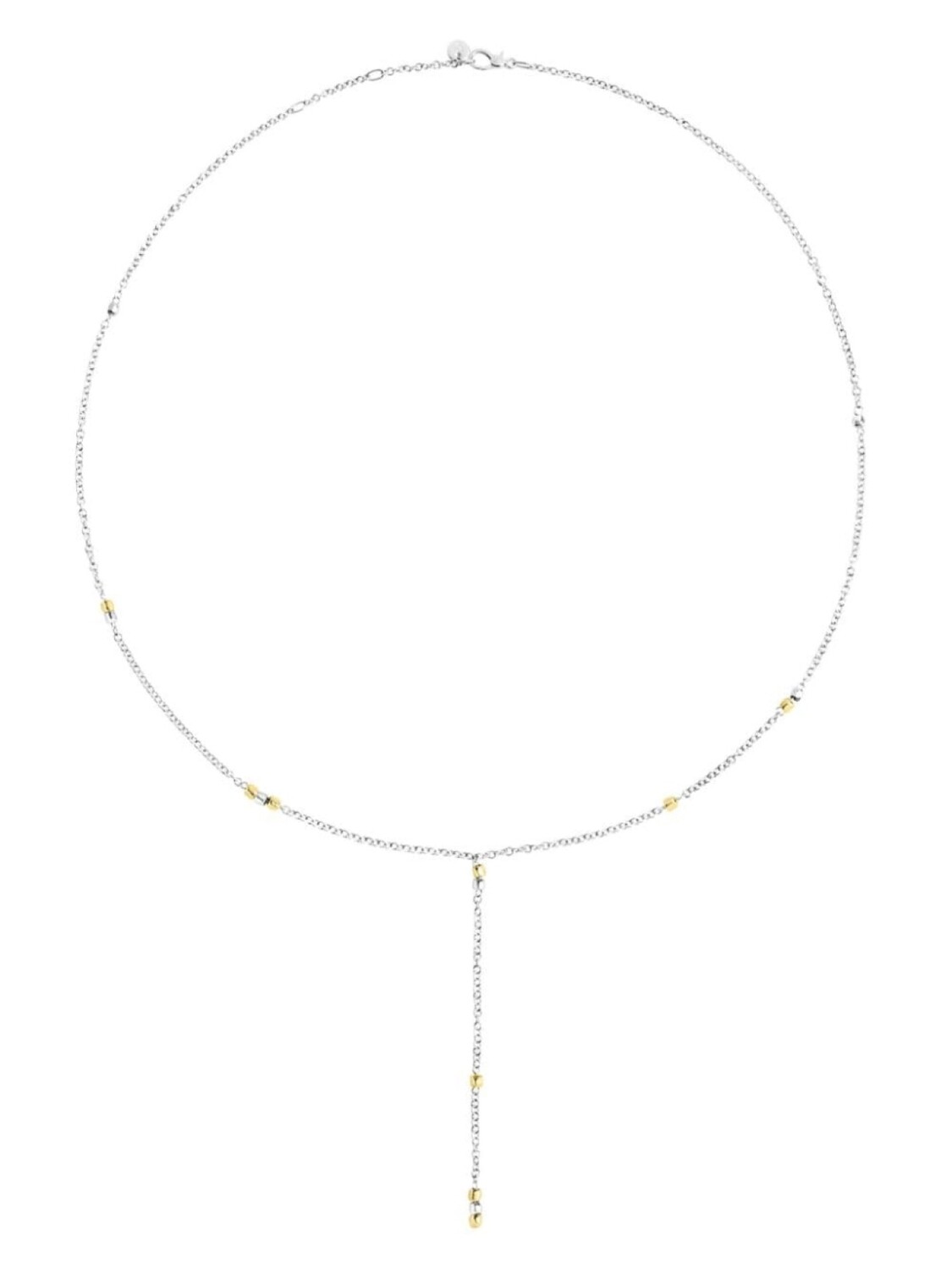 

Колье Mini Granelli Lariat из желтого золота Dodo, серебряный