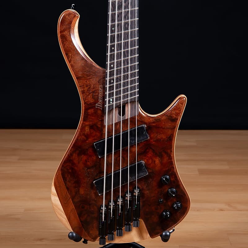

Басс гитара Ibanez EHB1265MS Ergonomic Headless 5-String Bass Guitar - Natural Mocha Low Gloss SN I230711483