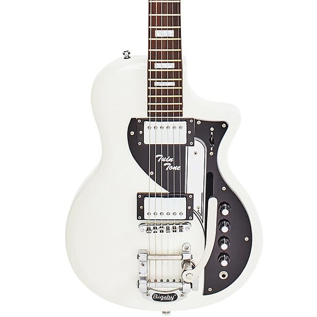 

Электрогитара Airline Twin Tone DLX - White