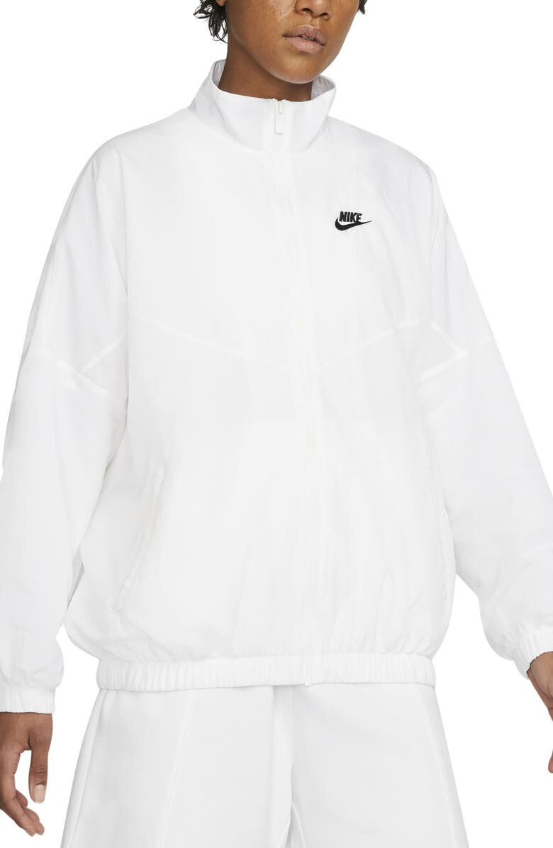 

Спортивная куртка Windrunner NIKE, белый/черный