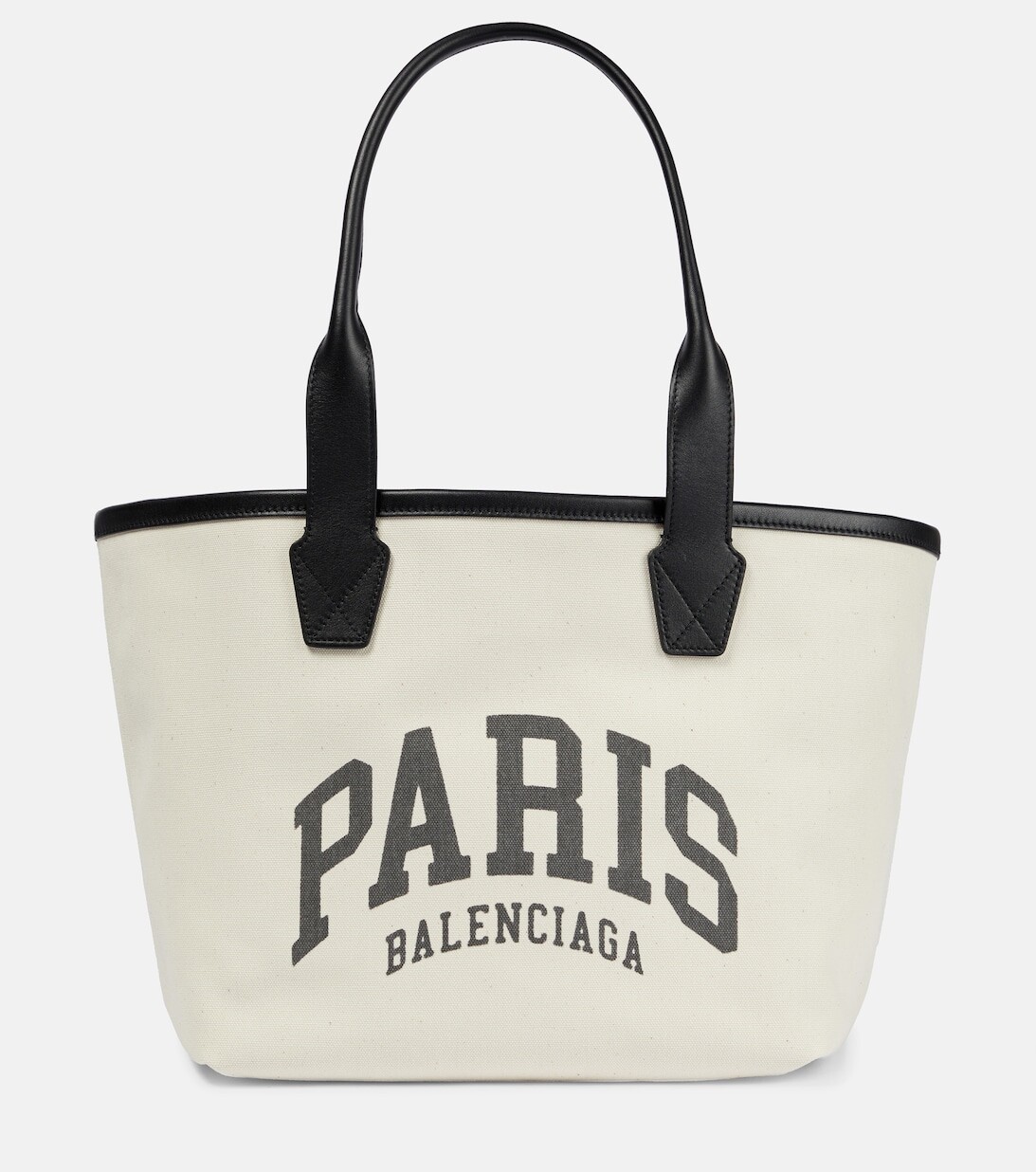 

Холщовая сумка-тоут Cities Paris Jumbo маленького размера Balenciaga, белый