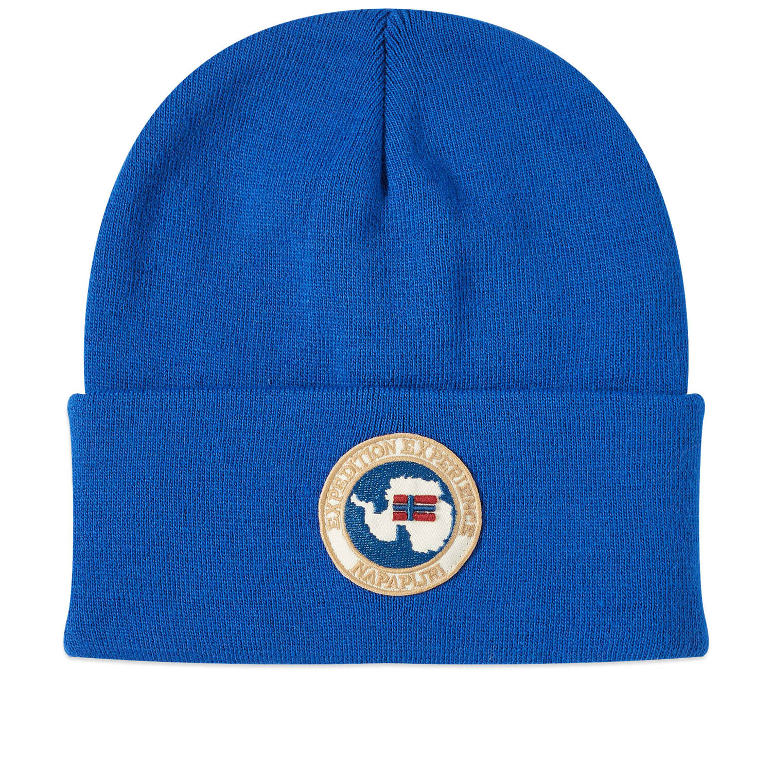 

Шапка Napapijri Mountain Logo, цвет Blue Mazarin