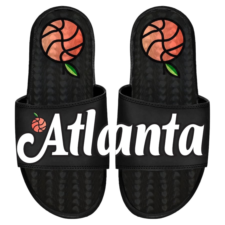 

Шлепанцы ISlide Atlanta Hawks, черный