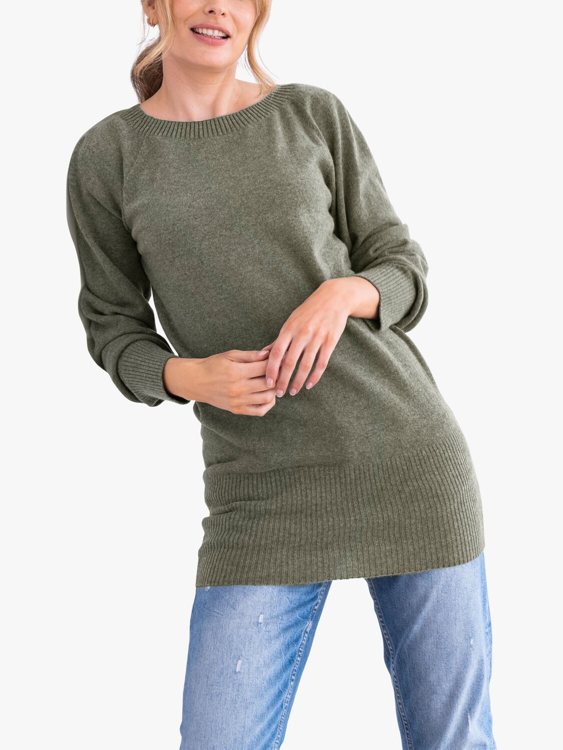 

Джемпер с напуском Supersoft Celtic & Co., мох