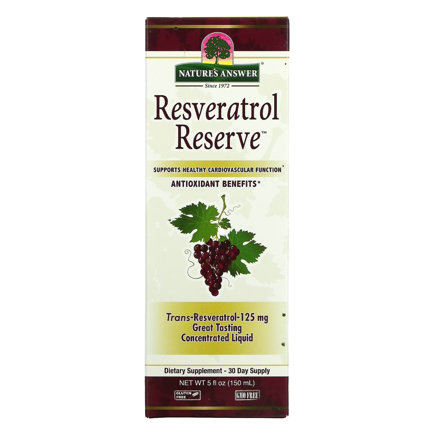 

Resveratrol Reserve, 150 мл (5 жидк. унций), Nature's Answer