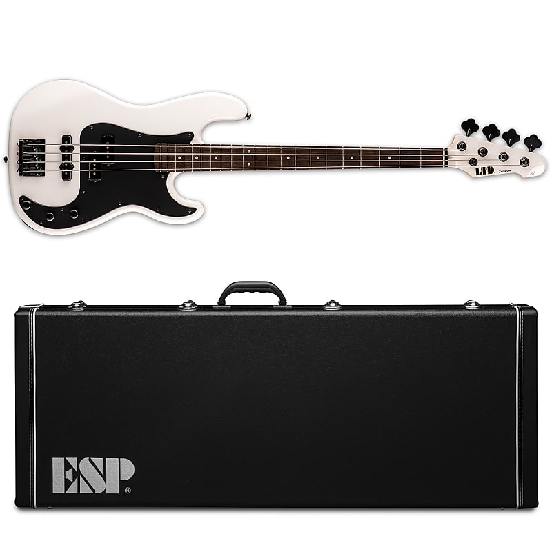 Басс гитара ESP LTD Surveyor '87 Pearl White Electric Bass Guitar + Hard Case 1987 87