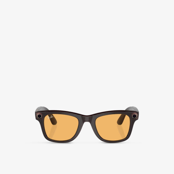 

Солнцезащитные очки Ray-Ban Meta RW4006 Wayfarer из ацетата Ray-Ban, черный