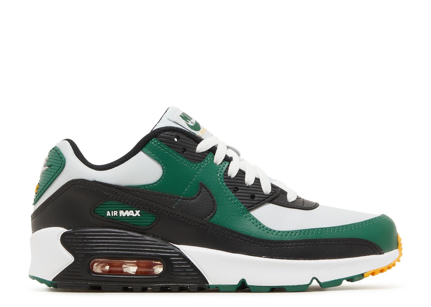 

Кроссовки Nike Air Max 90 Leather Gs 'Gorge Green', зеленый