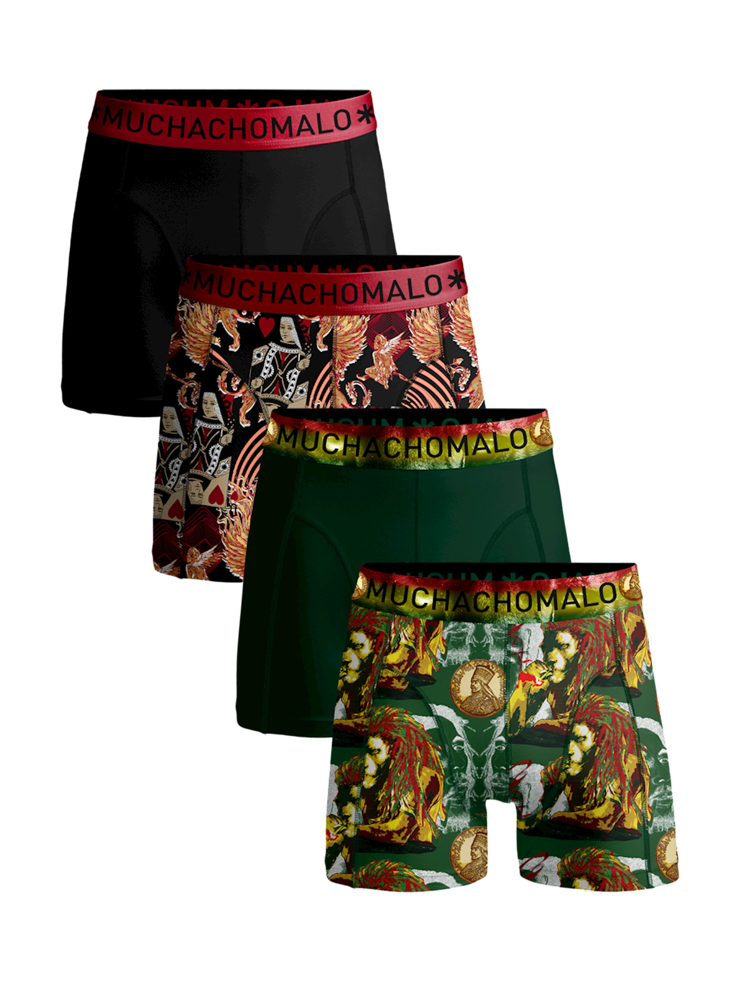 Боксеры Muchachomalo 4er-Set: Boxershorts, разноцветный