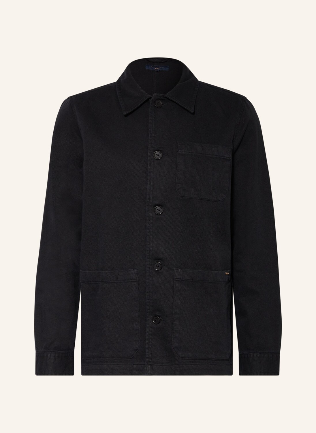 

Рубашка Nudie Jeans OverBARNEY, черный