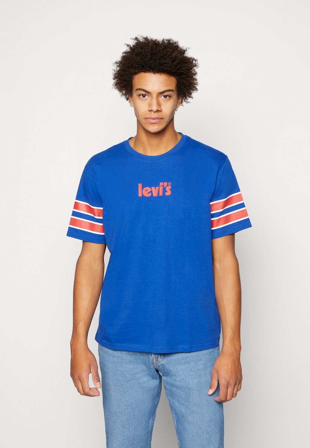 

Футболка с принтом Levi's, синий
