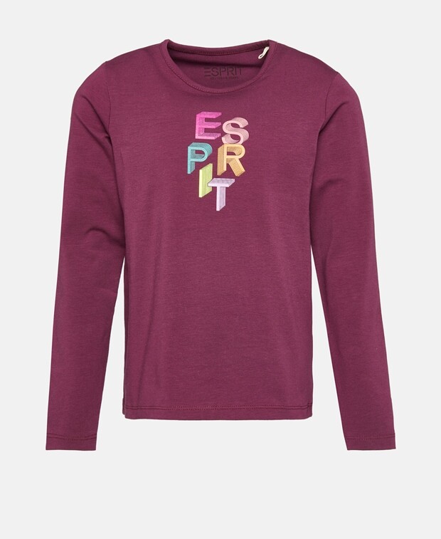 

Топ с длинными рукавами Esprit, бордо