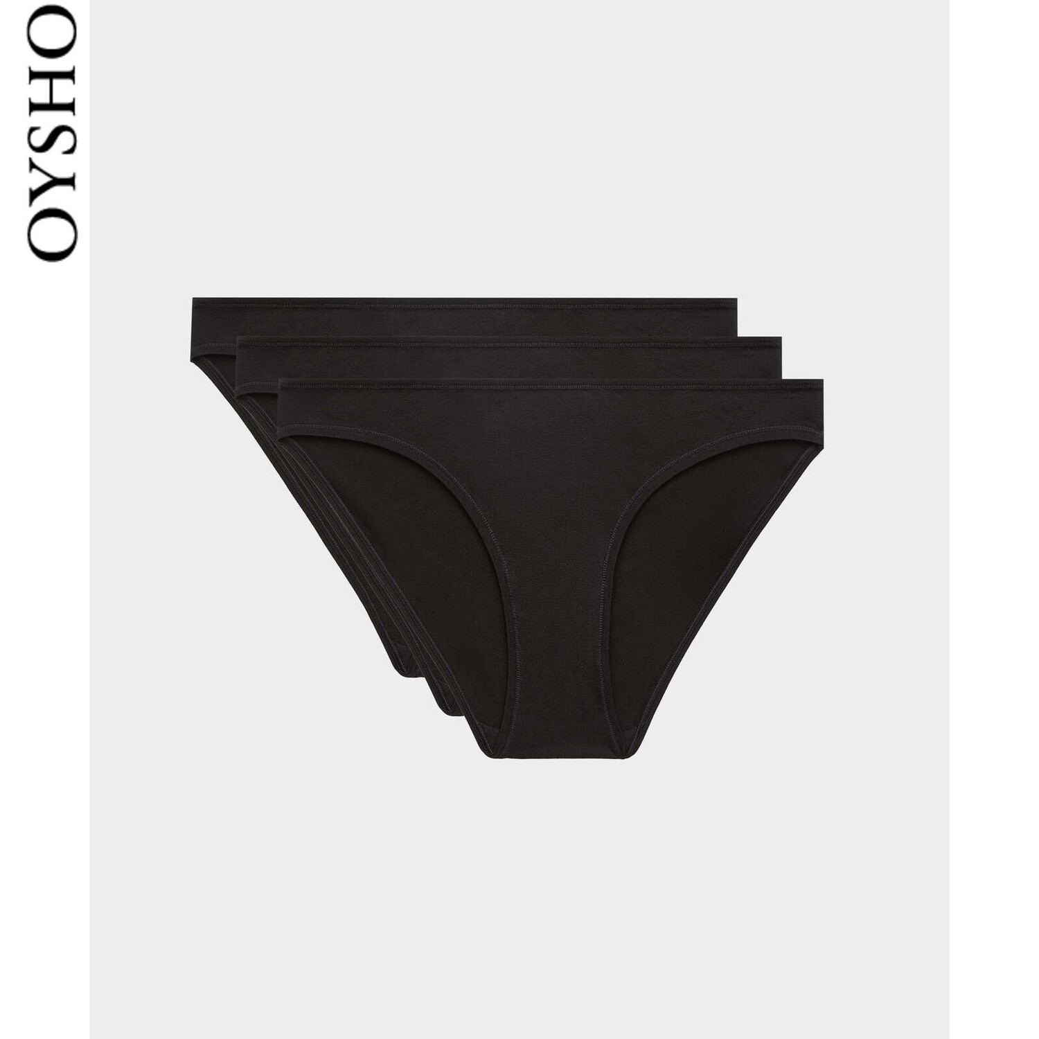 

Комплект однотонных трусов Oysho, 3 пары