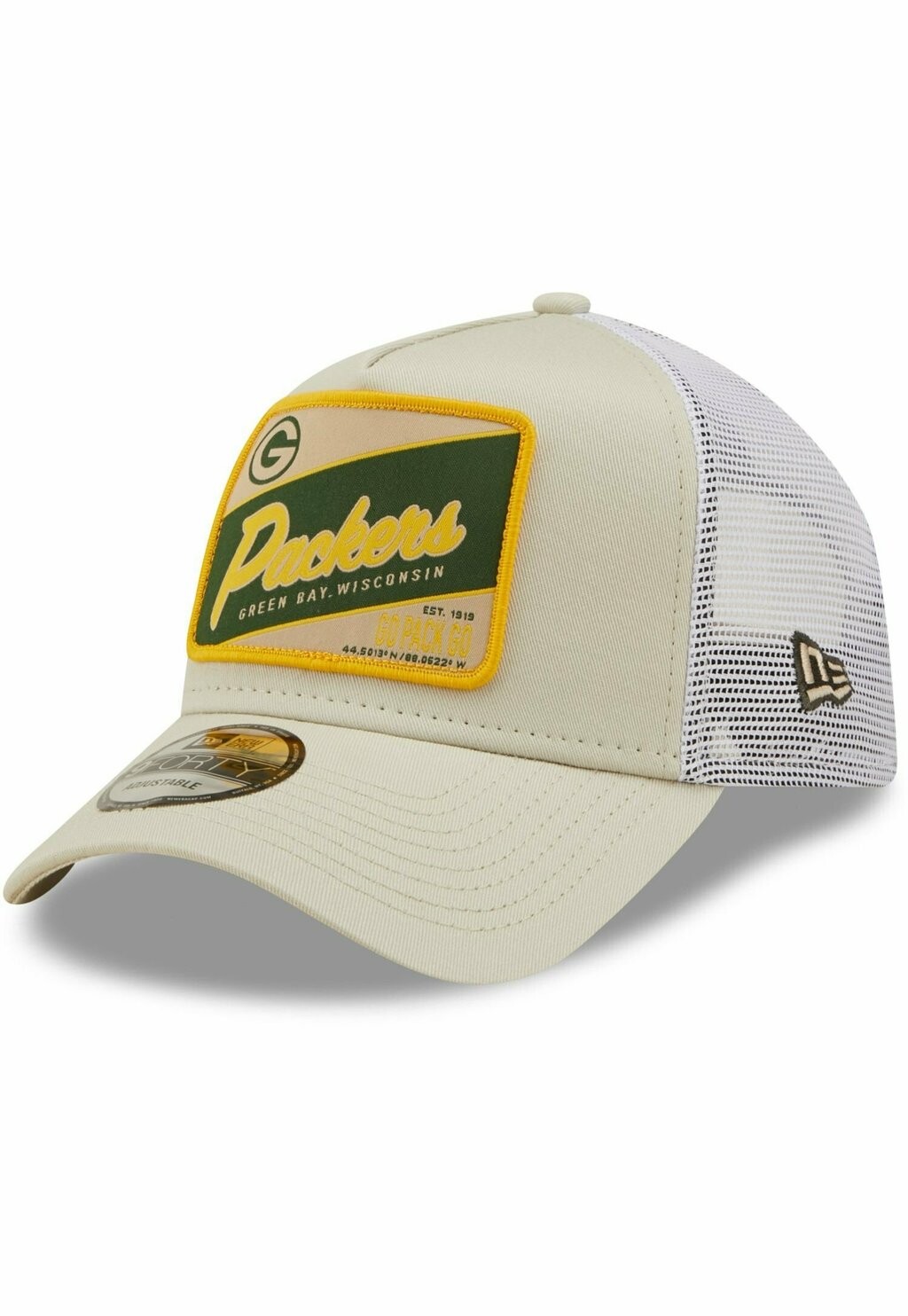 

Бейсболка AFRAME BAY PACKERS New Era, цвет beige