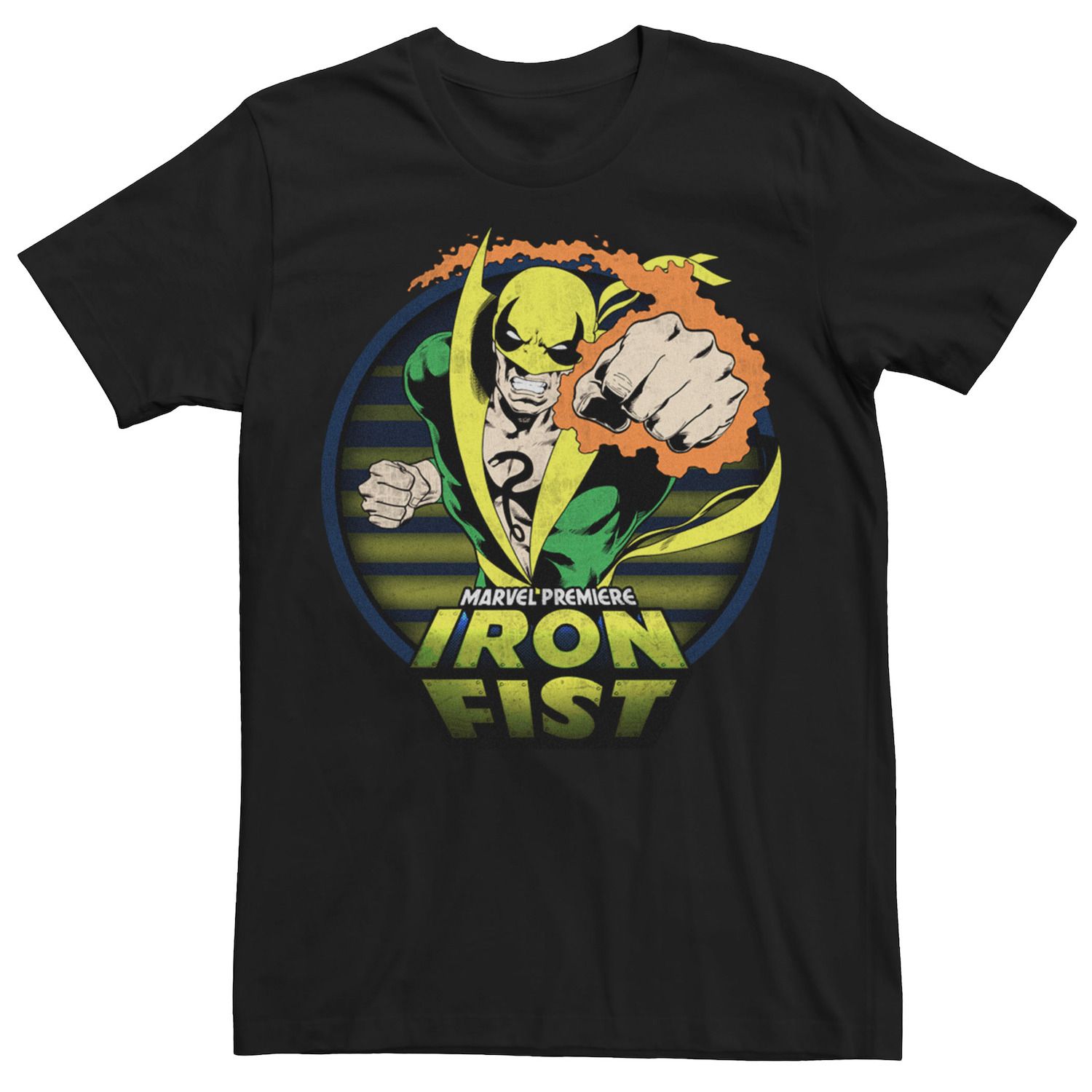 Мужская футболка с графическим рисунком Marvel Iron Fist Premiere