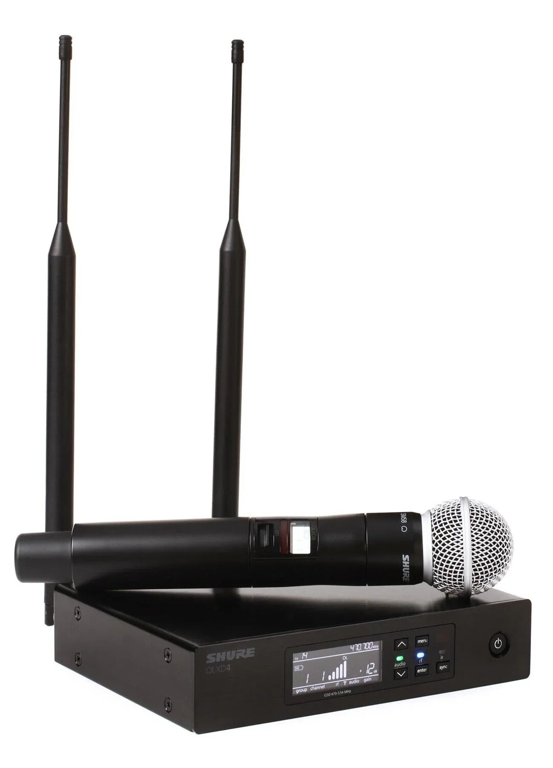 

Цифровая беспроводная ручная микрофонная система Shure QLXD24/SM58 — диапазон J50A