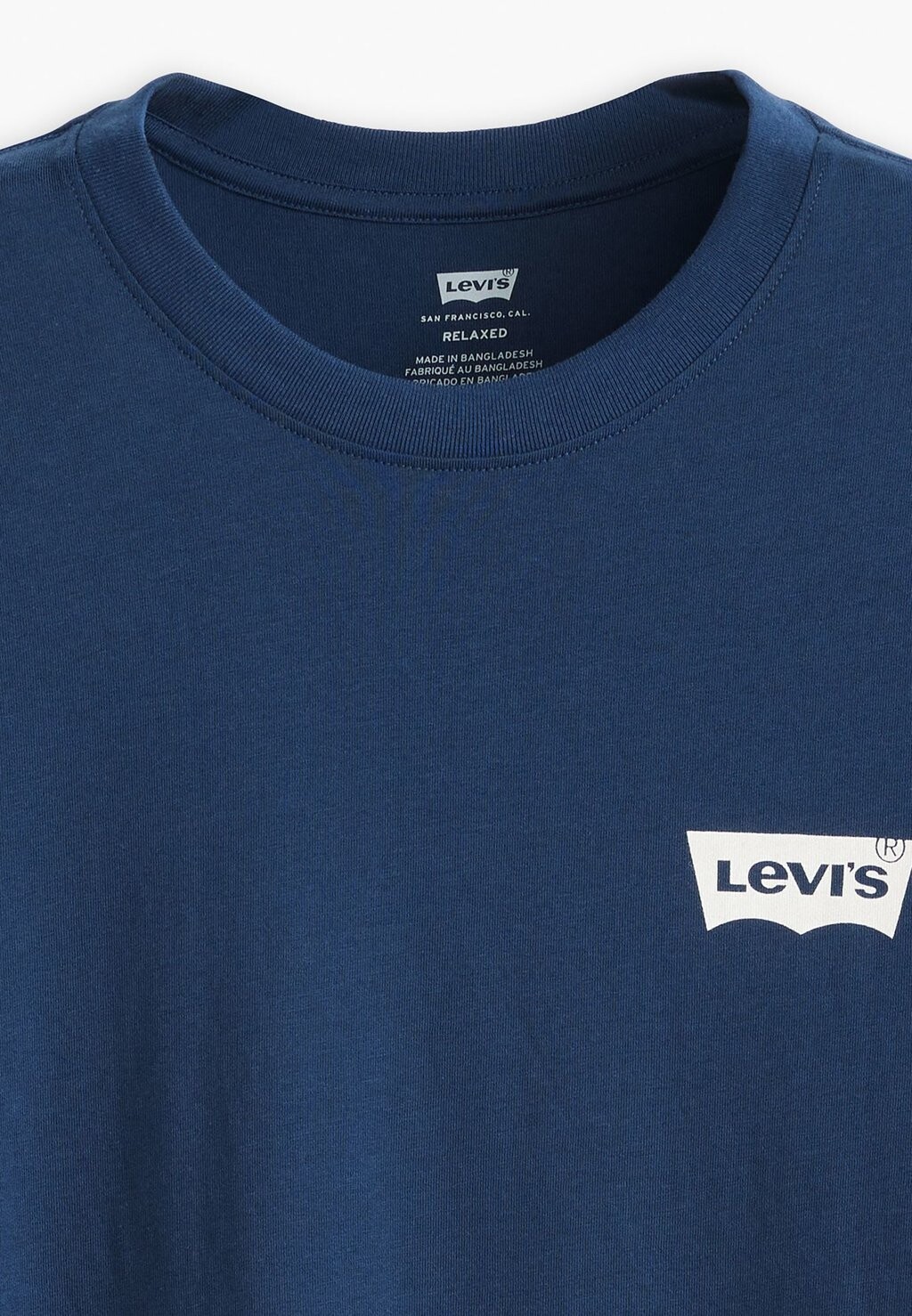 

Футболка с принтом Tee Levi's, платье синее
