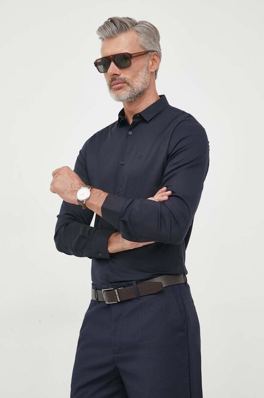 

Рубашка Армани Обмен Armani Exchange, темно-синий